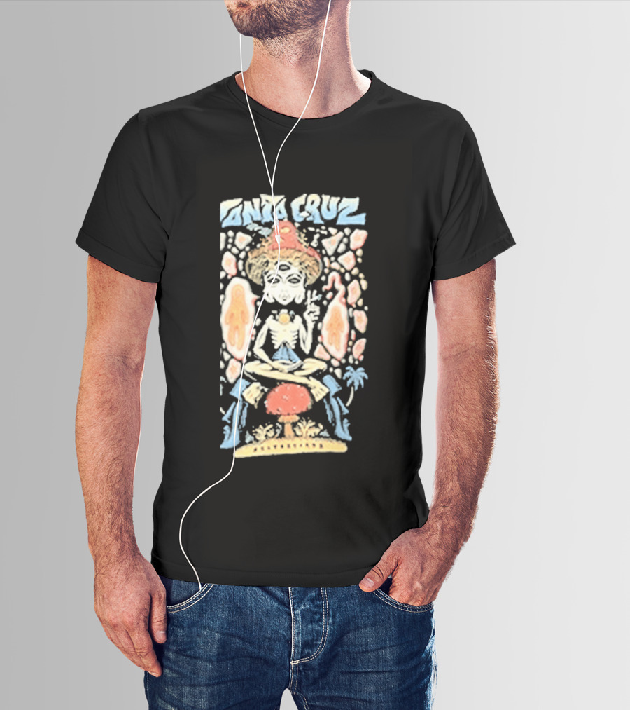 Boardertown Santa Cruz Winkowski Spaced Out Trippy 70s T-Shirt