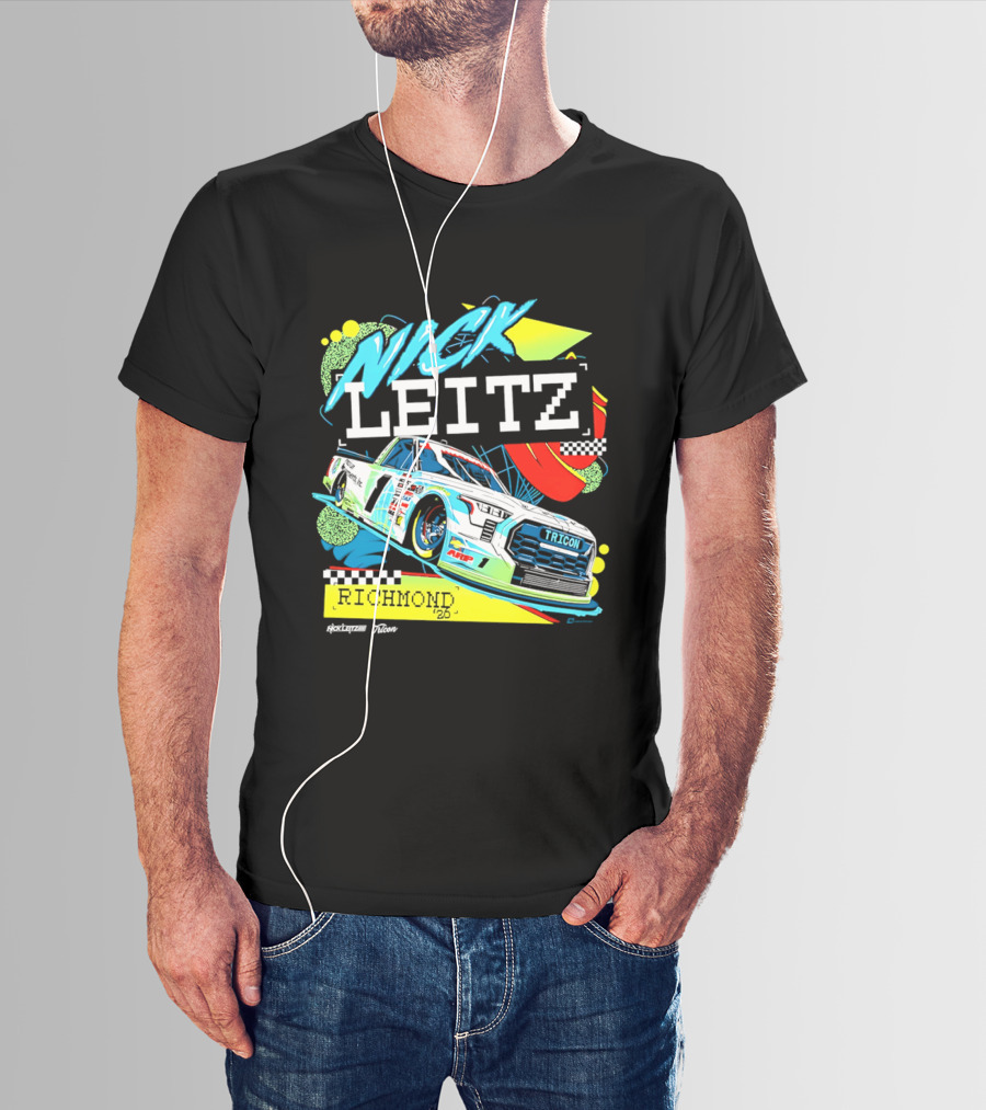 Nick Leitz Richmond NC Tricon Truck Series 2026 Racing T-Shirt