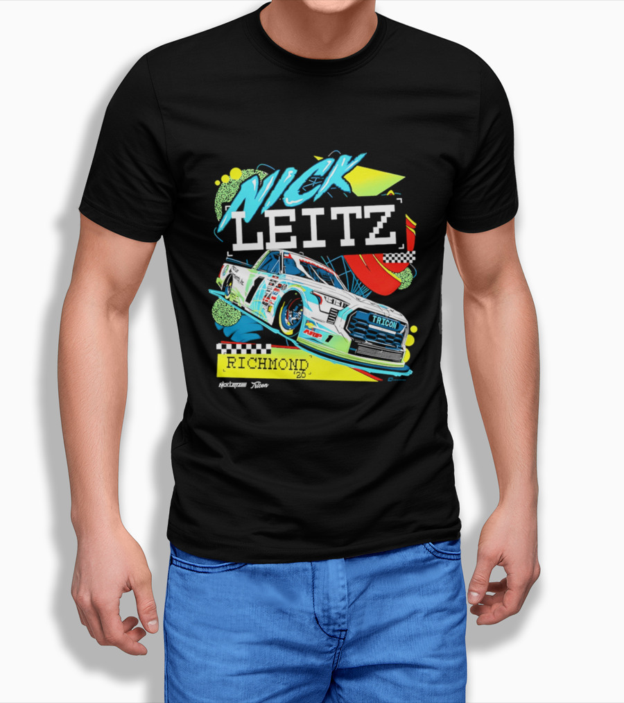 Nick Leitz Richmond NC Tricon Truck Series 2026 Racing T-Shirt