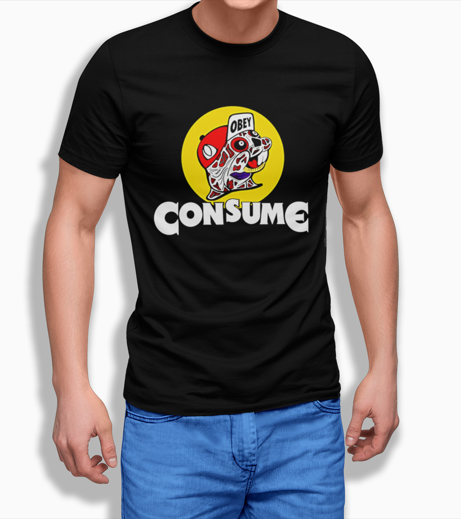 Obey Consume Beaver Streetwear Hip Hop T-Shirt