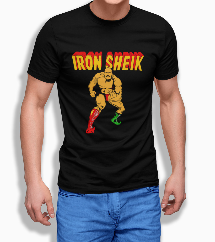 Iron Sheik Wrestling Legend Iconic Wrestler T-Shirt