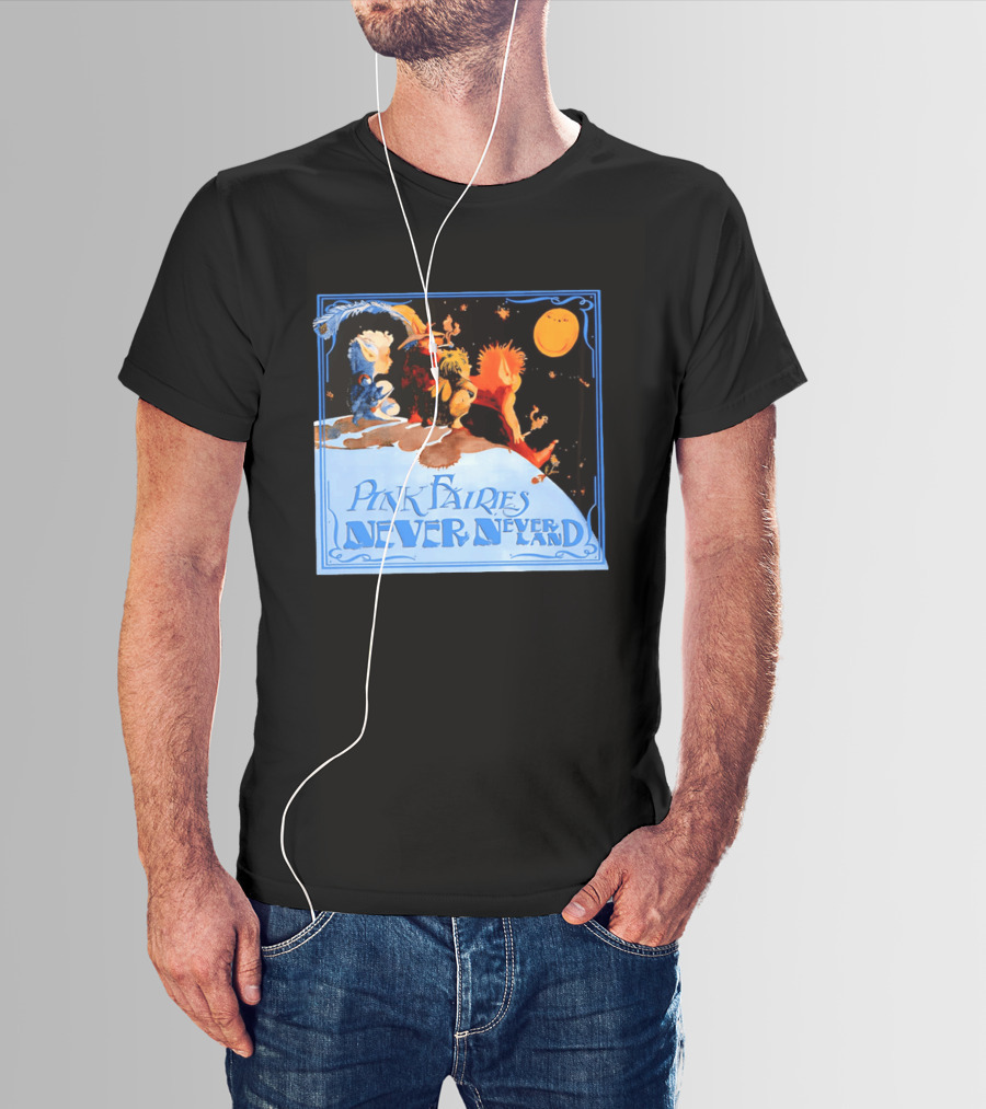 Pink Fairies Never Never Land Vintage Fantasy T-Shirt