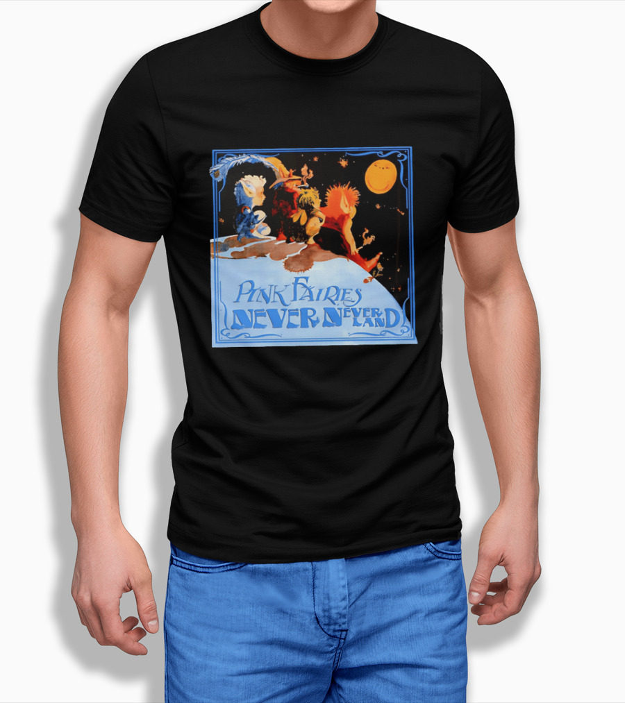 Pink Fairies Never Never Land Vintage Fantasy T-Shirt