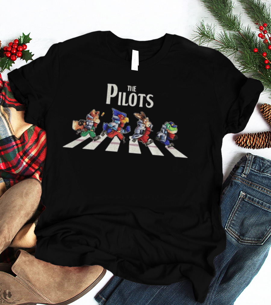 Star Fox Abbey Road The Pilots Crossing Iconic Walkway T-Shirt