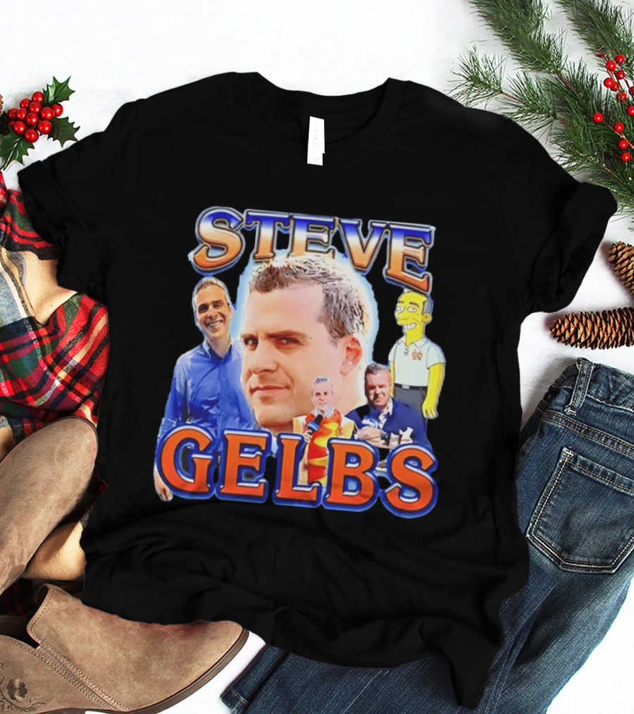Steve Gelbs Bootleg Photo Collage Simpsonized Cartoon Hot Dog Suit T-Shirt