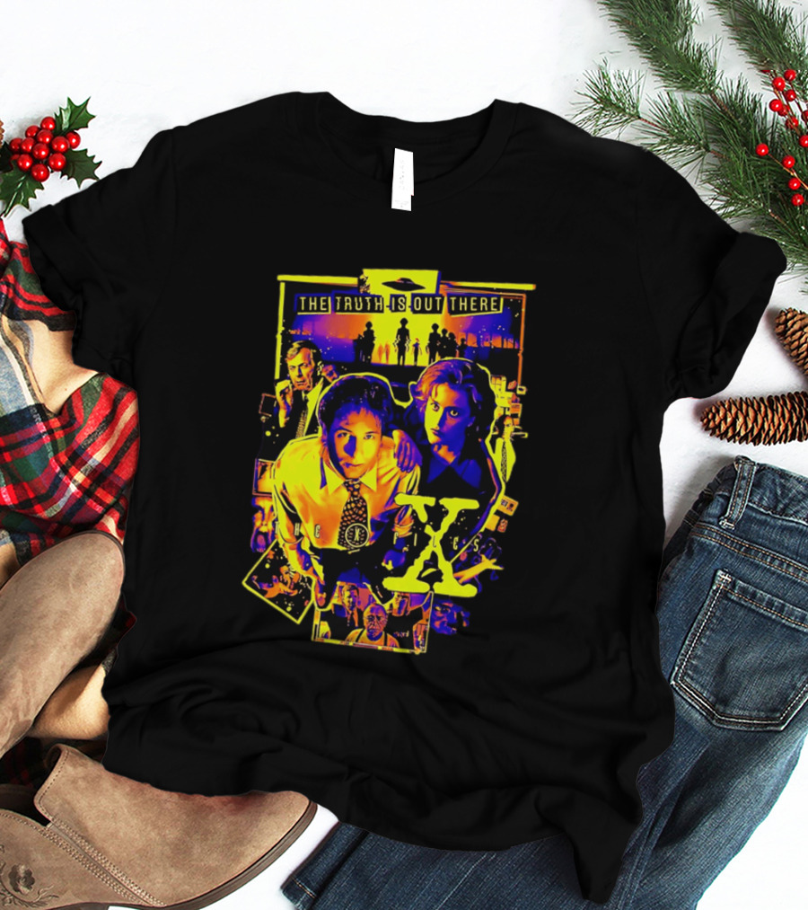 The Truth Is Out There The X Files Mulder Scully 90s TV Series T-Shirt