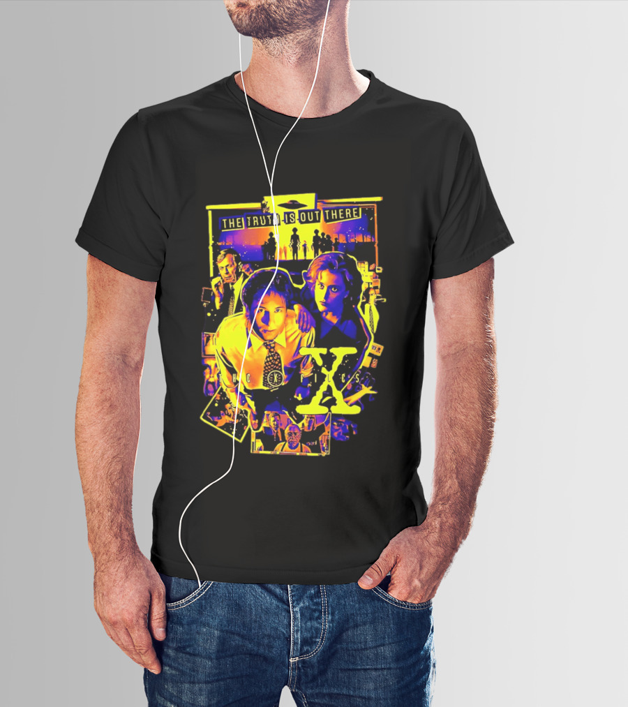 The Truth Is Out There The X Files Mulder Scully 90s TV Series T-Shirt