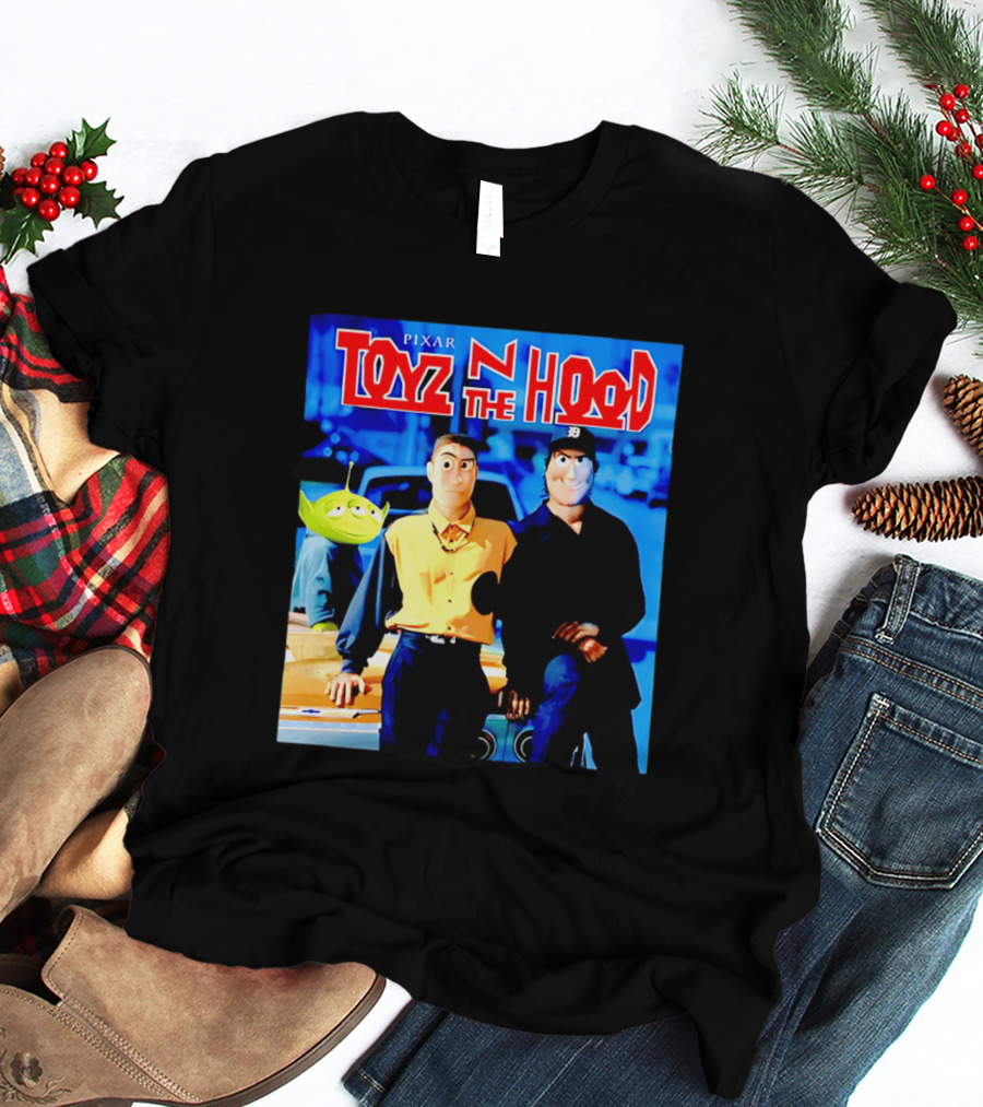 Pixar Toyz N The Hood Parody Toy Story Characters T-Shirt