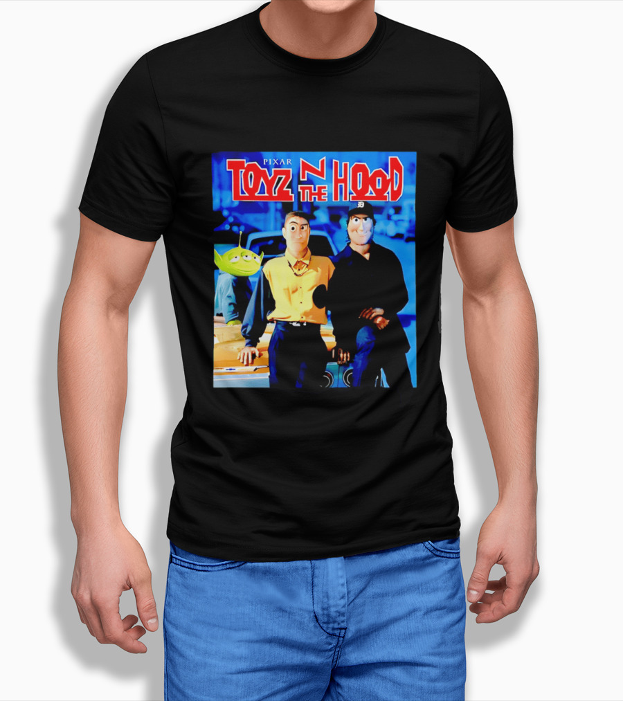 Pixar Toyz N The Hood Parody Toy Story Characters T-Shirt