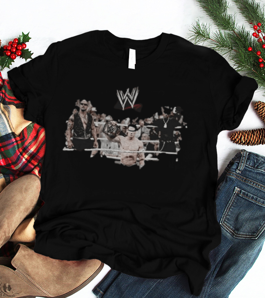 Wrestling Is Real WWE John Rock Travis Championship T-Shirt