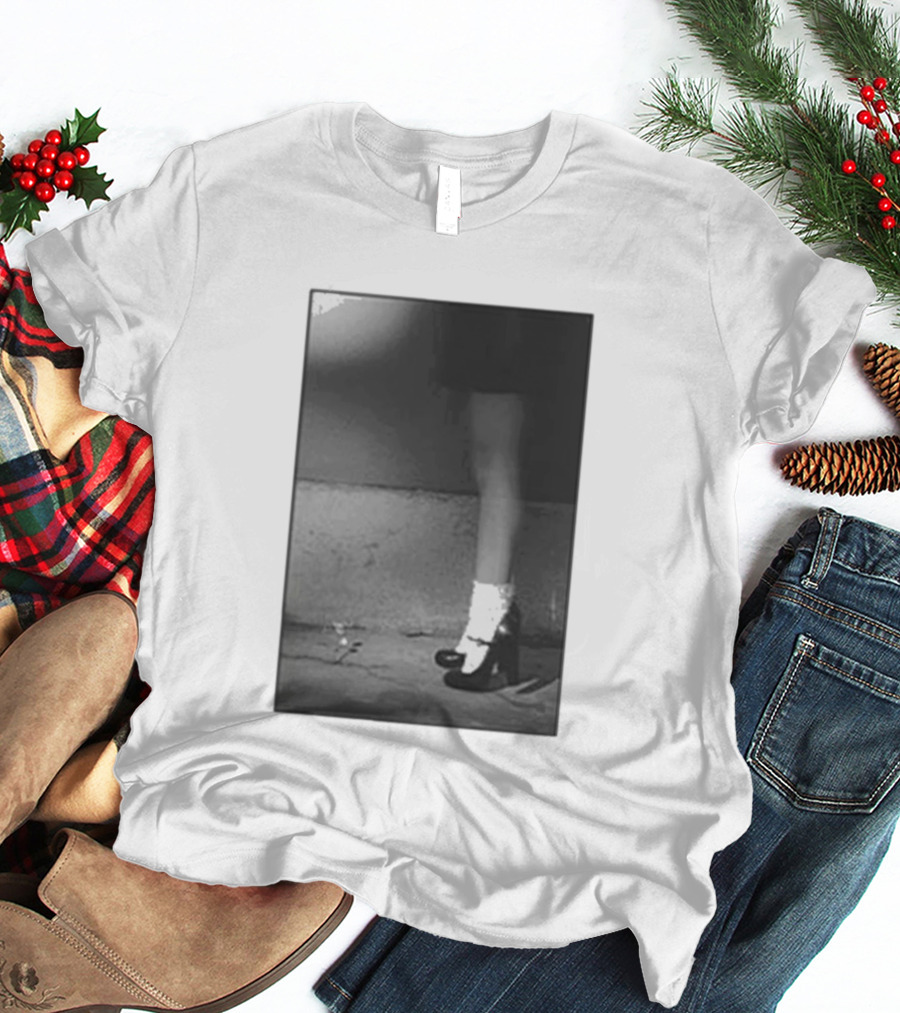 Ariana Grande Petal In The Pavement Vintage Aesthetic Monochrome T-Shirt
