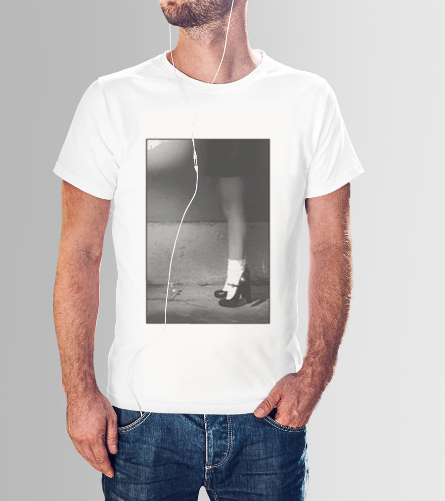 Ariana Grande Petal In The Pavement Vintage Aesthetic Monochrome T-Shirt