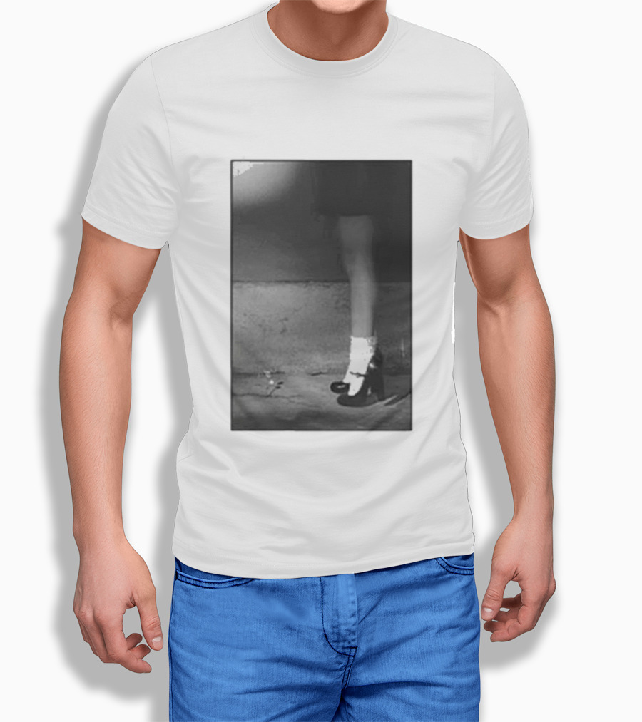 Ariana Grande Petal In The Pavement Vintage Aesthetic Monochrome T-Shirt
