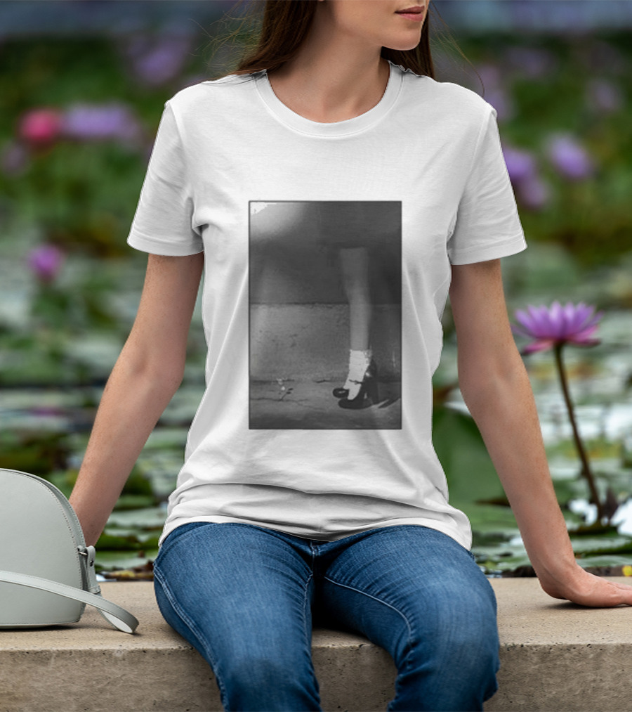 Ariana Grande Petal In The Pavement Vintage Aesthetic Monochrome T-Shirt