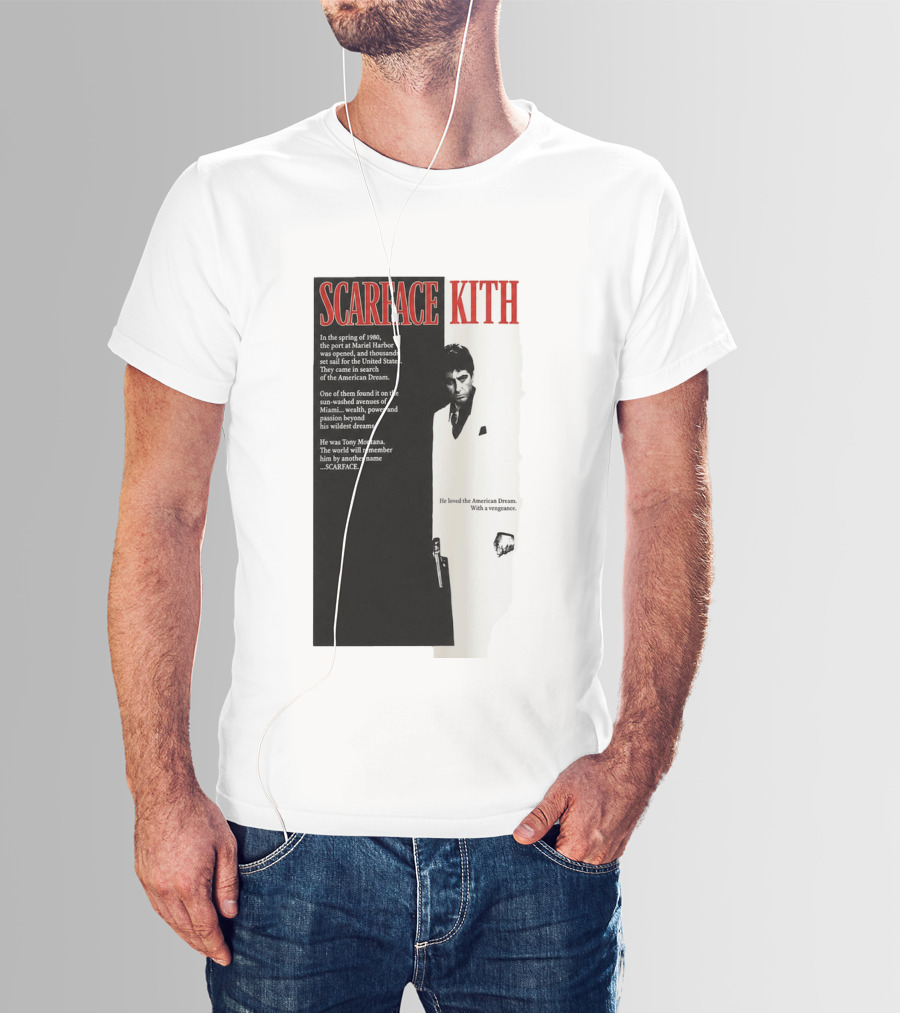 Scarface Kith Tony Montana American Dream 1980 T-Shirt