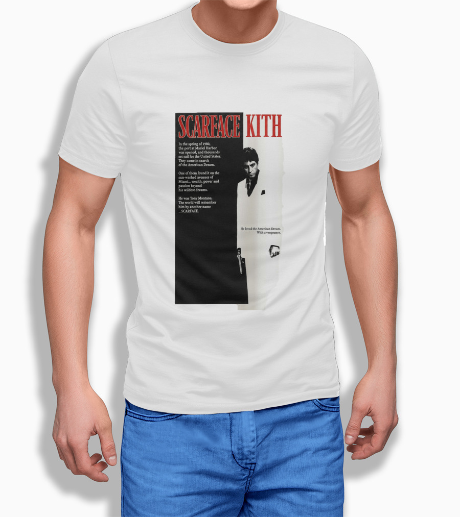 Scarface Kith Tony Montana American Dream 1980 T-Shirt