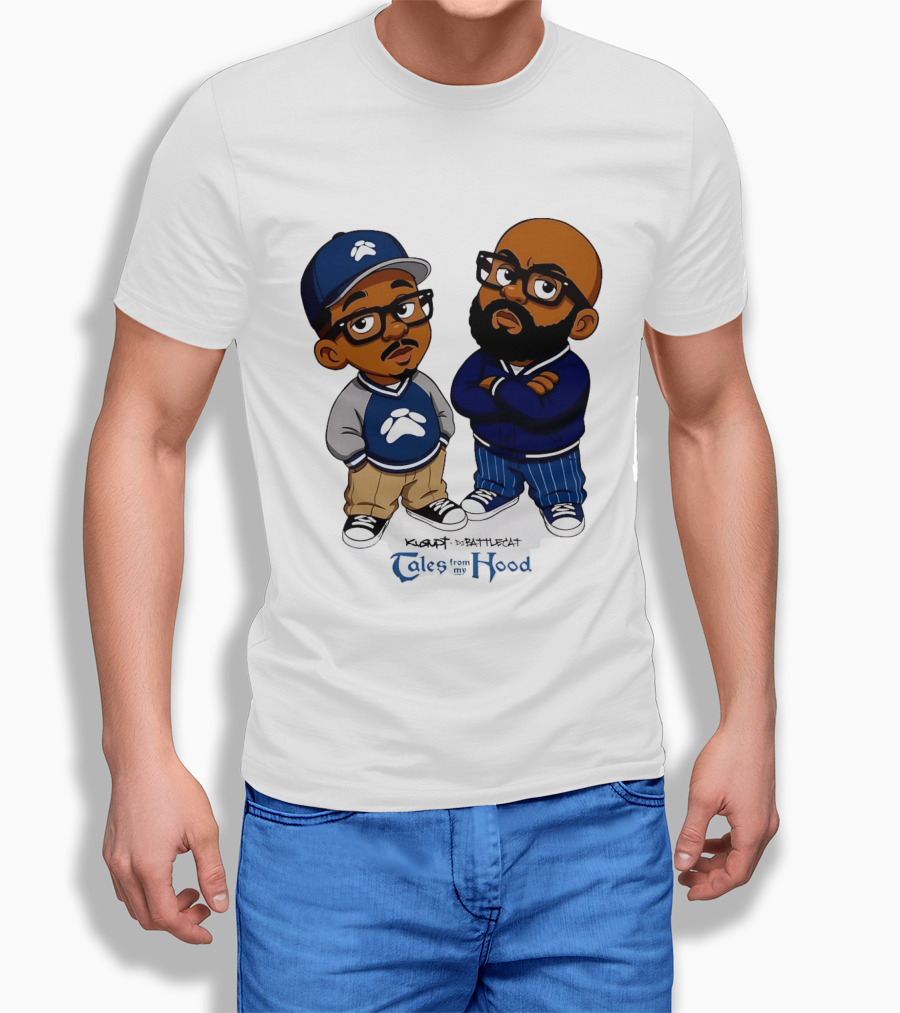 Kurupt DJ Battlecat Tales From My Hood Characters T-Shirt
