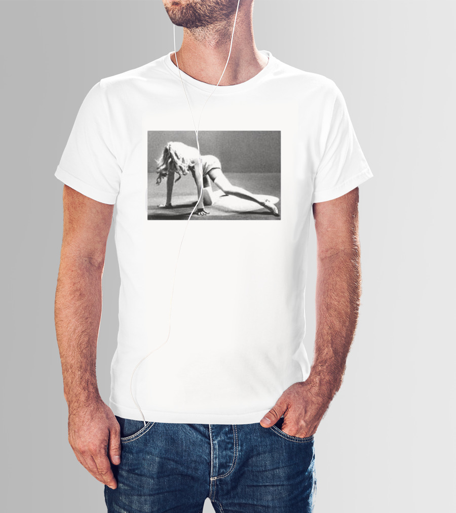 Madonna Confessions II Dance Floor Iconic Pose Black And White T-Shirt