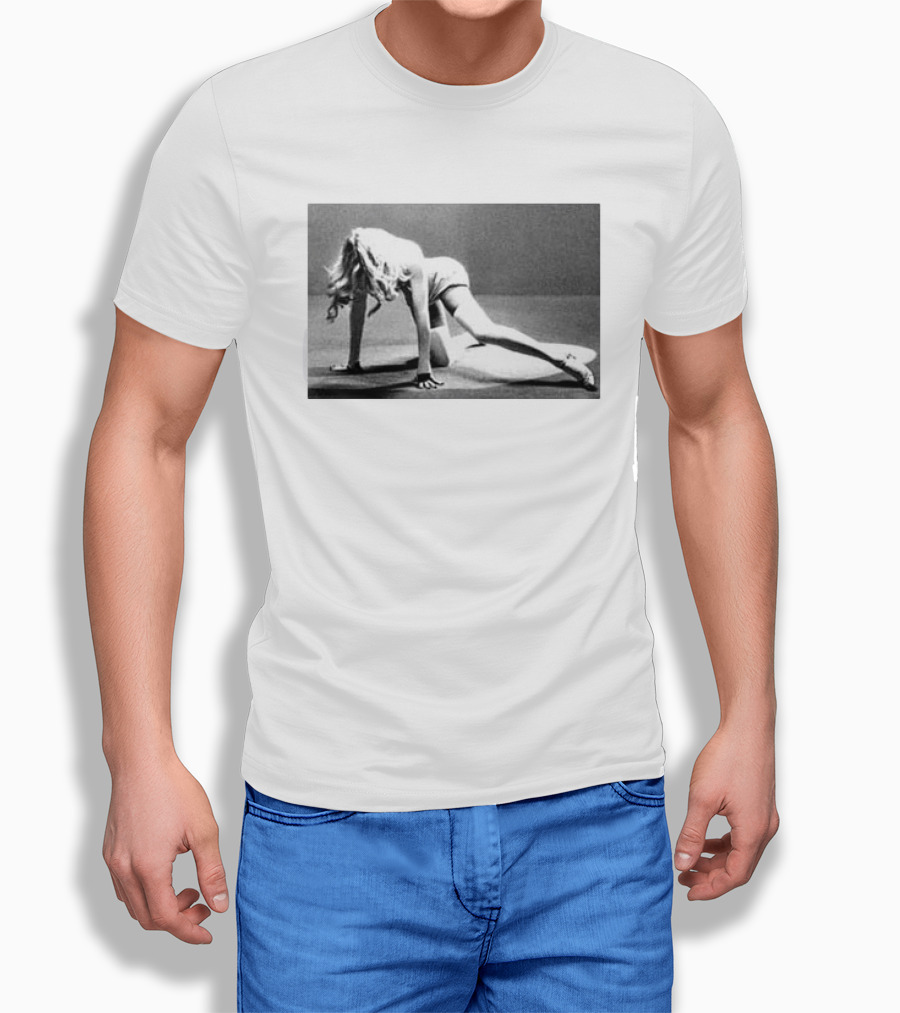 Madonna Confessions II Dance Floor Iconic Pose Black And White T-Shirt