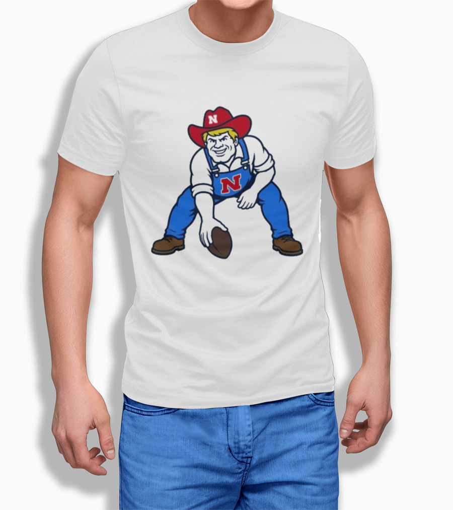 Herbie Husker Nebraska Cornhuskers Iconic Football T-Shirt