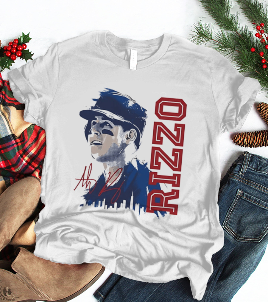 Rizzo Halftone Player Skyline Signatures T-Shirt