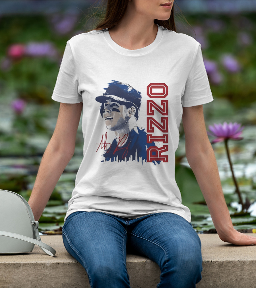 Rizzo Halftone Player Skyline Signatures T-Shirt