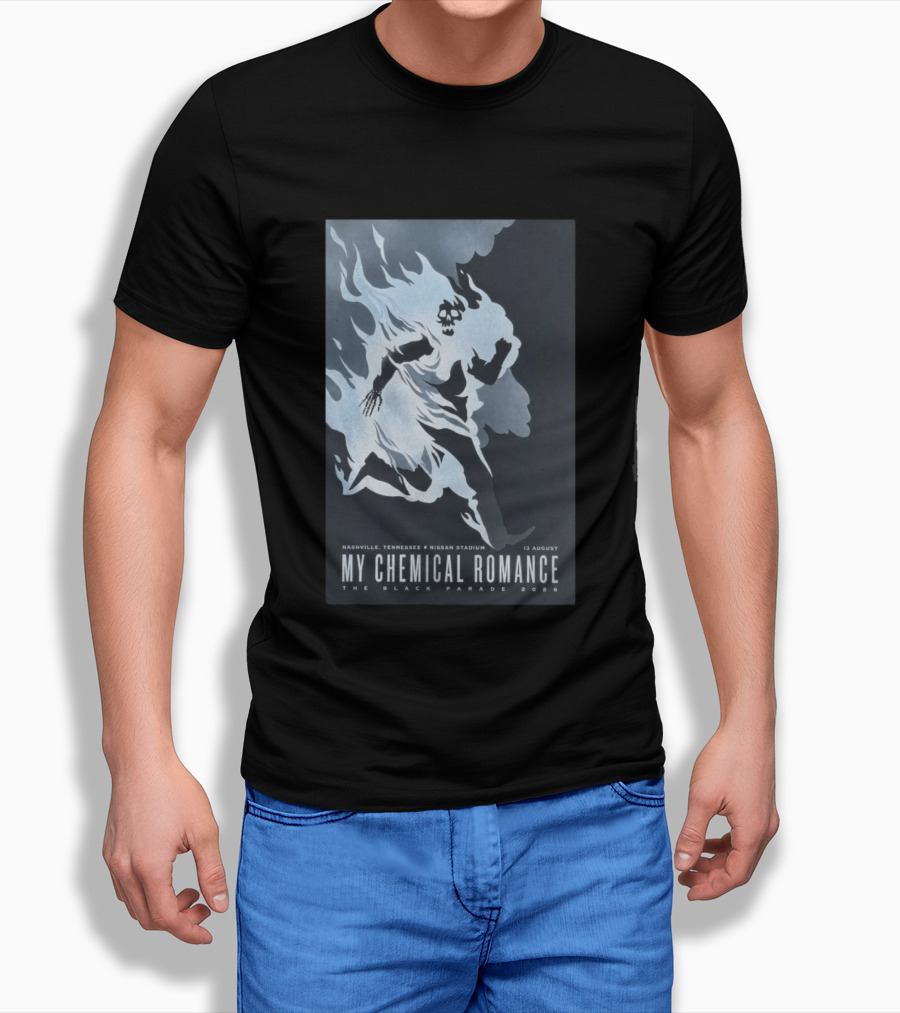 My Chemical Romance The Black Parade 2026 Nashville Nissan Stadium 13 August T-Shirt