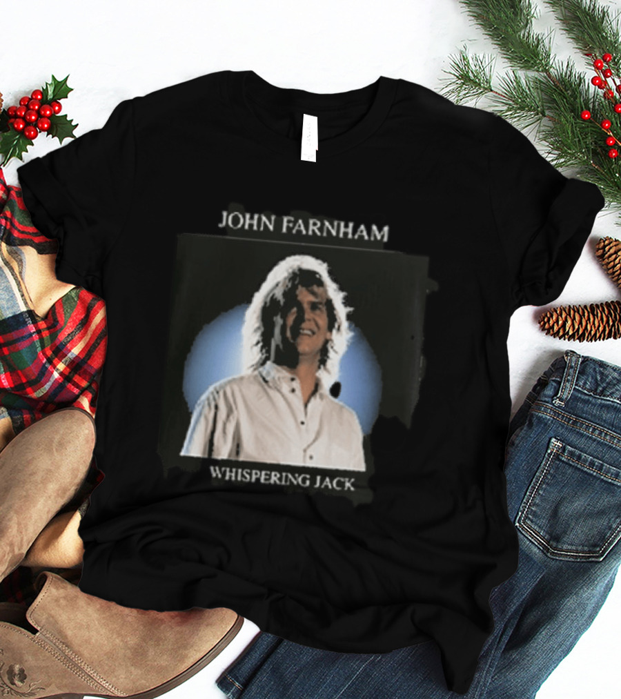 John Farnham Whispering Jack Photo Vintage Album Cover T-Shirt