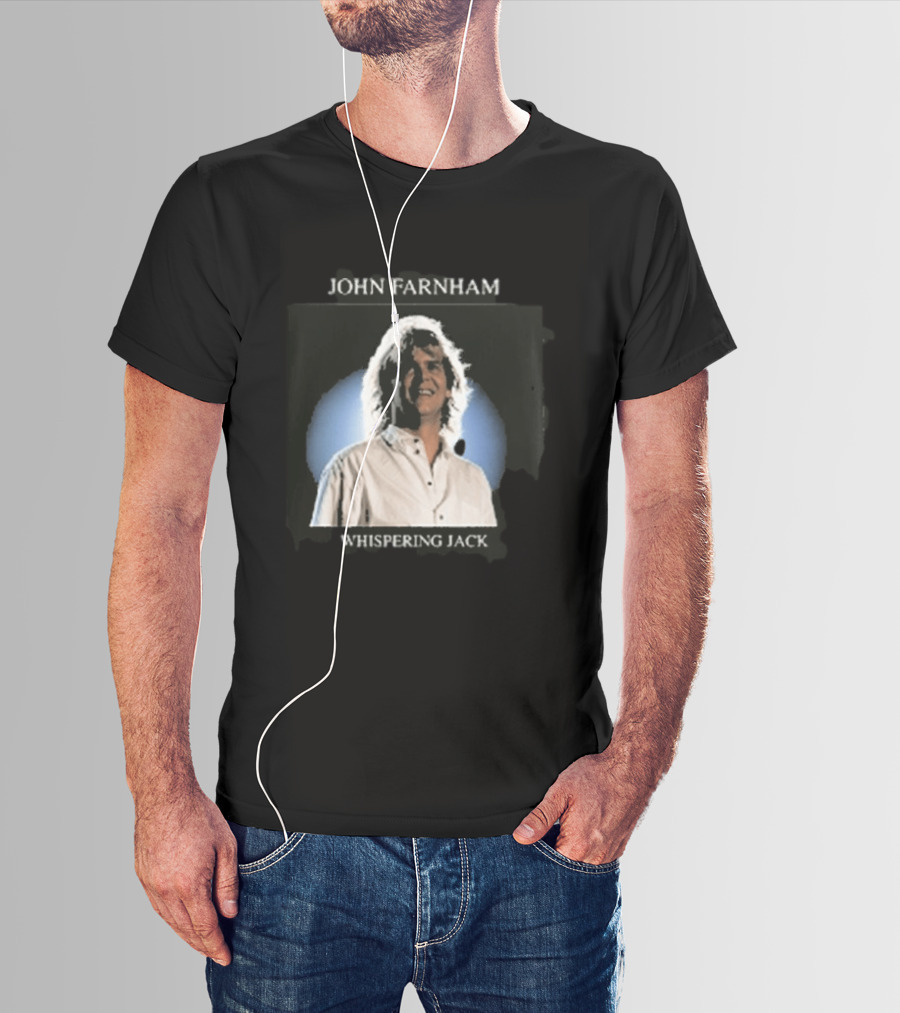 John Farnham Whispering Jack Photo Vintage Album Cover T-Shirt