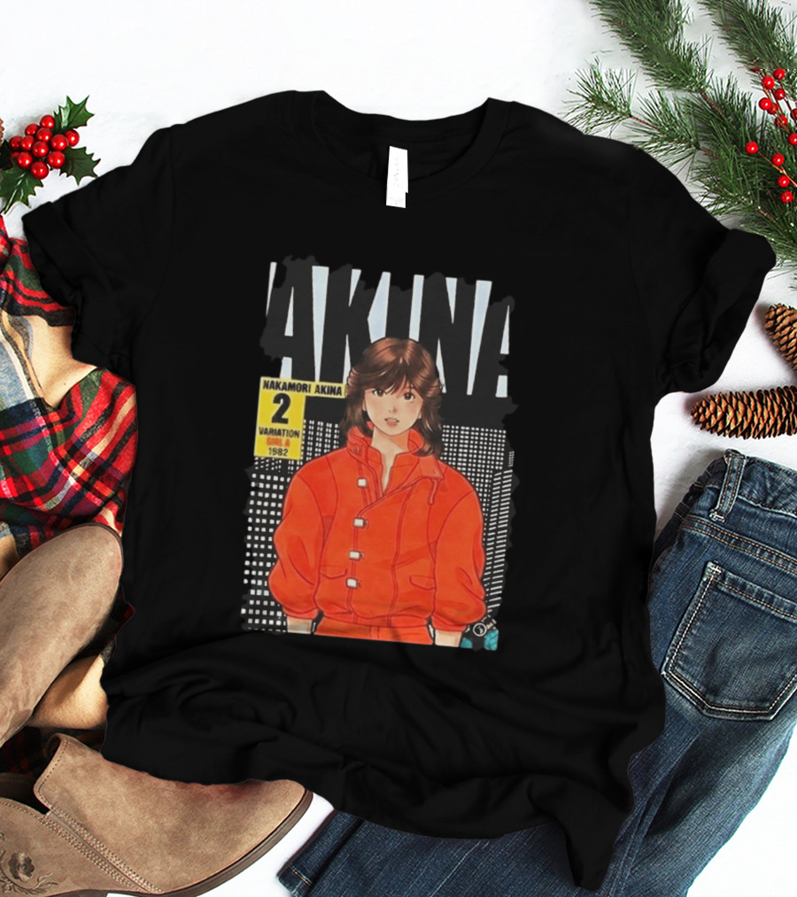 Nakamori Akina Variation Girl 2 1982 Anime Manga T-Shirt