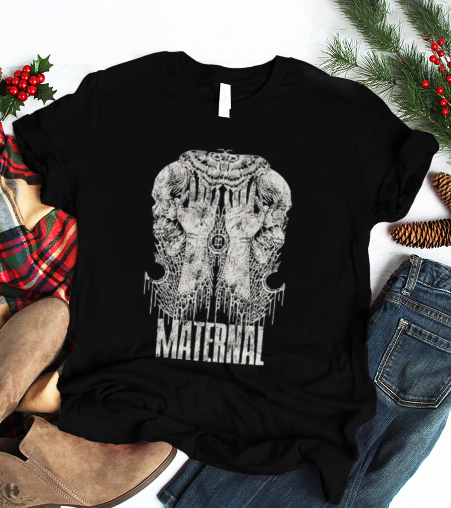Maternal Disaster Reflecto Skull T-Shirt