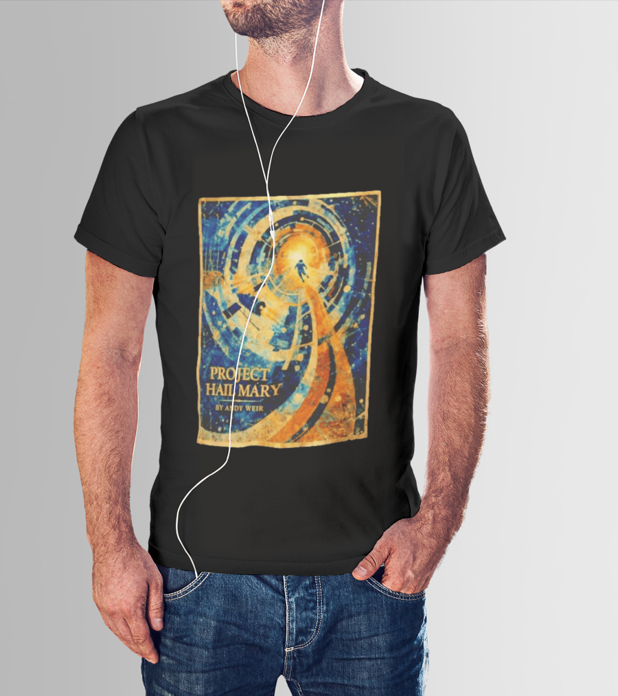 Project Hail Mary By Andy Weir Space Adventure T-Shirt