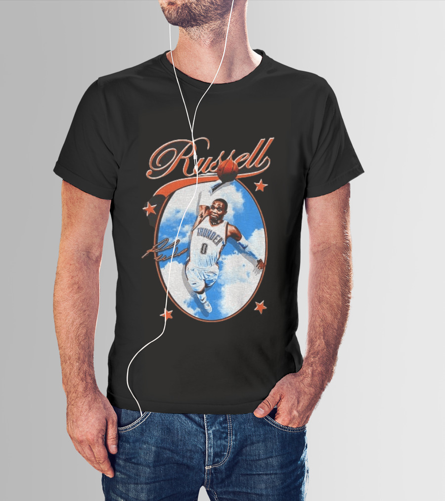 Russell Westbrook Thunder Basketball Legend T-Shirt