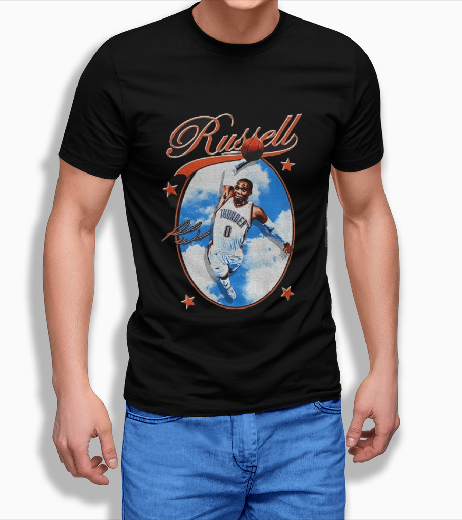 Russell Westbrook Thunder Basketball Legend T-Shirt