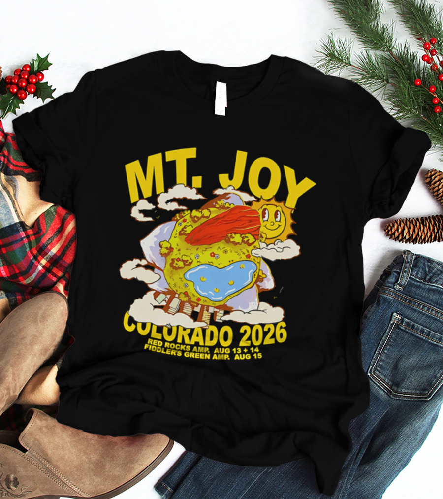 MT. Joy Colorado 2026 Red Rocks Amphitheater August 13 14 Fiddler's Green August 15 T-Shirt