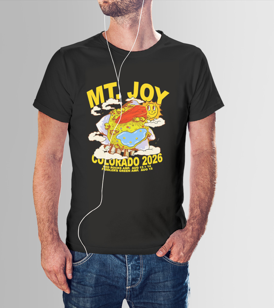 MT. Joy Colorado 2026 Red Rocks Amphitheater August 13 14 Fiddler's Green August 15 T-Shirt