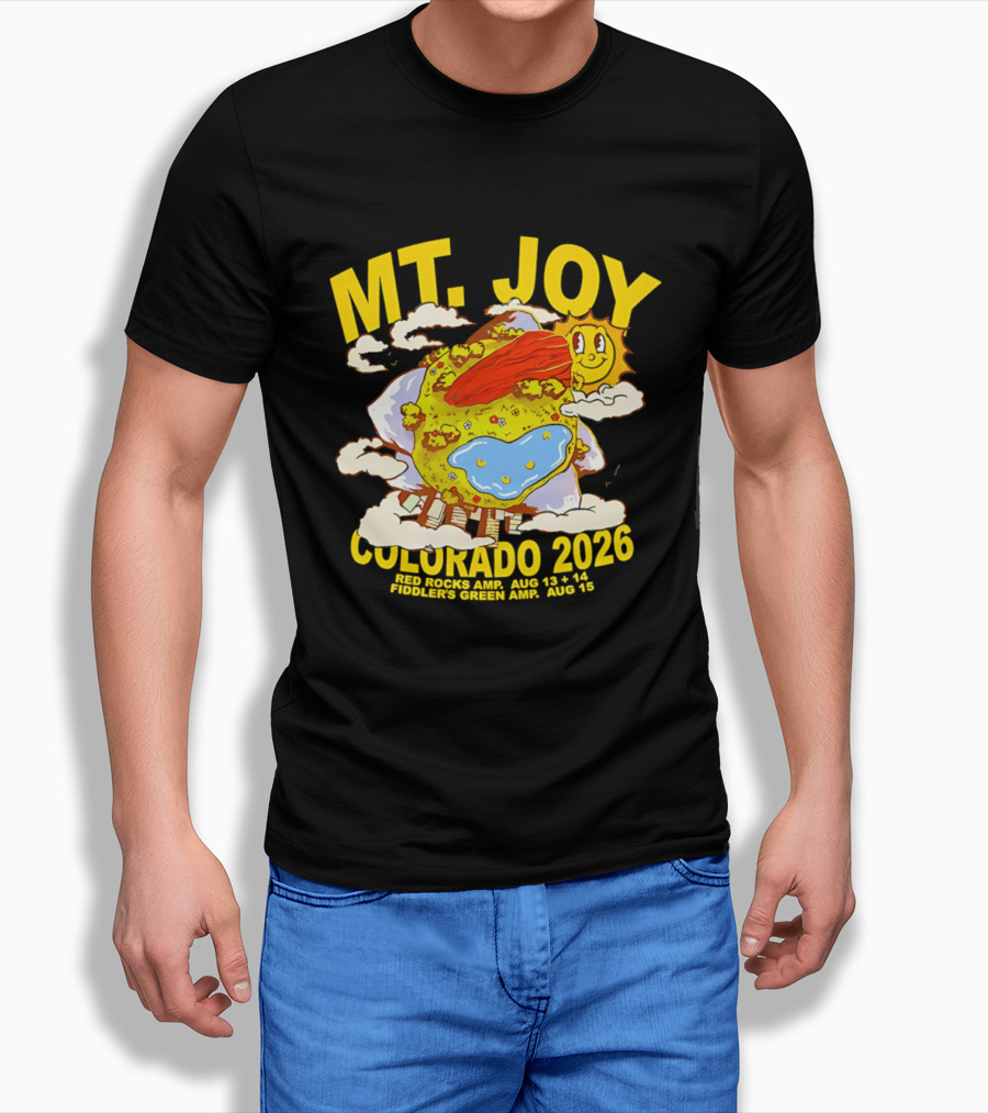MT. Joy Colorado 2026 Red Rocks Amphitheater August 13 14 Fiddler's Green August 15 T-Shirt