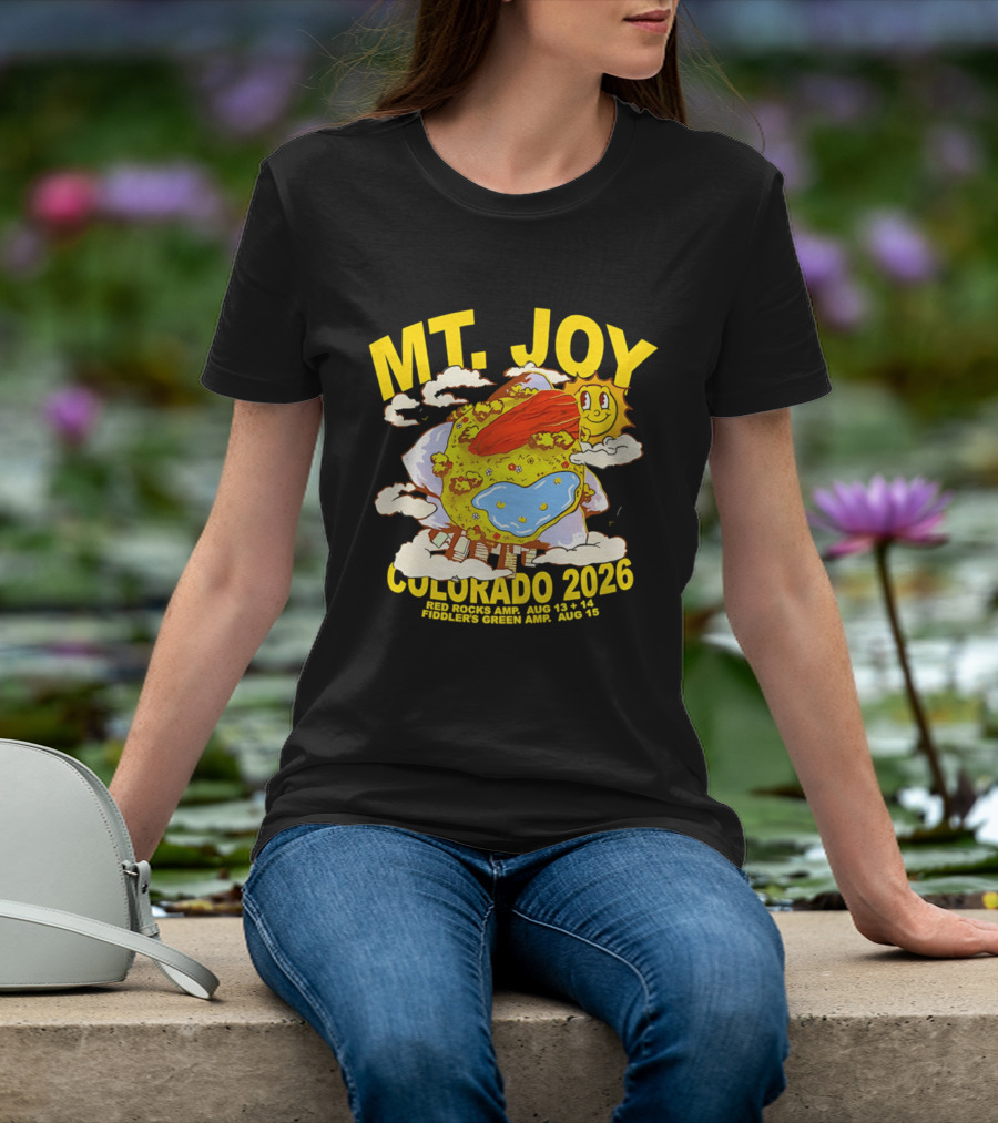MT. Joy Colorado 2026 Red Rocks Amphitheater August 13 14 Fiddler's Green August 15 T-Shirt