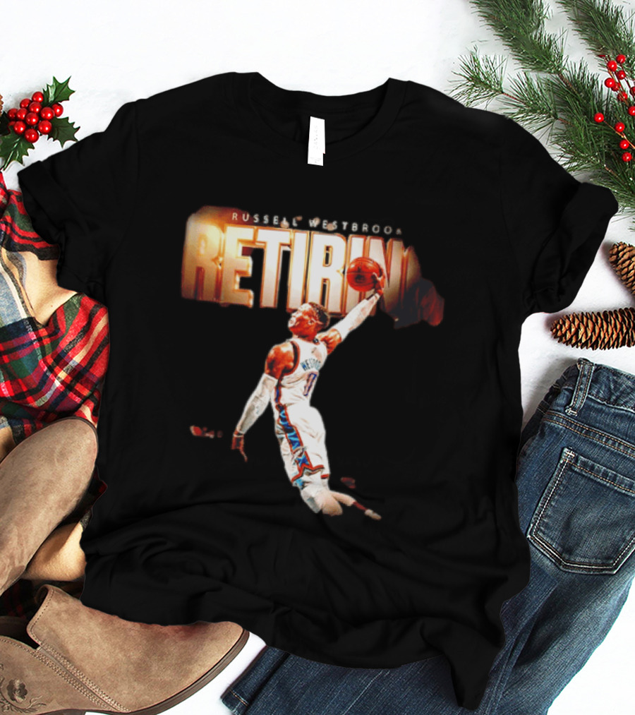 Russell Westbrook Retiring OKC Thunder Legend Dunk T-Shirt
