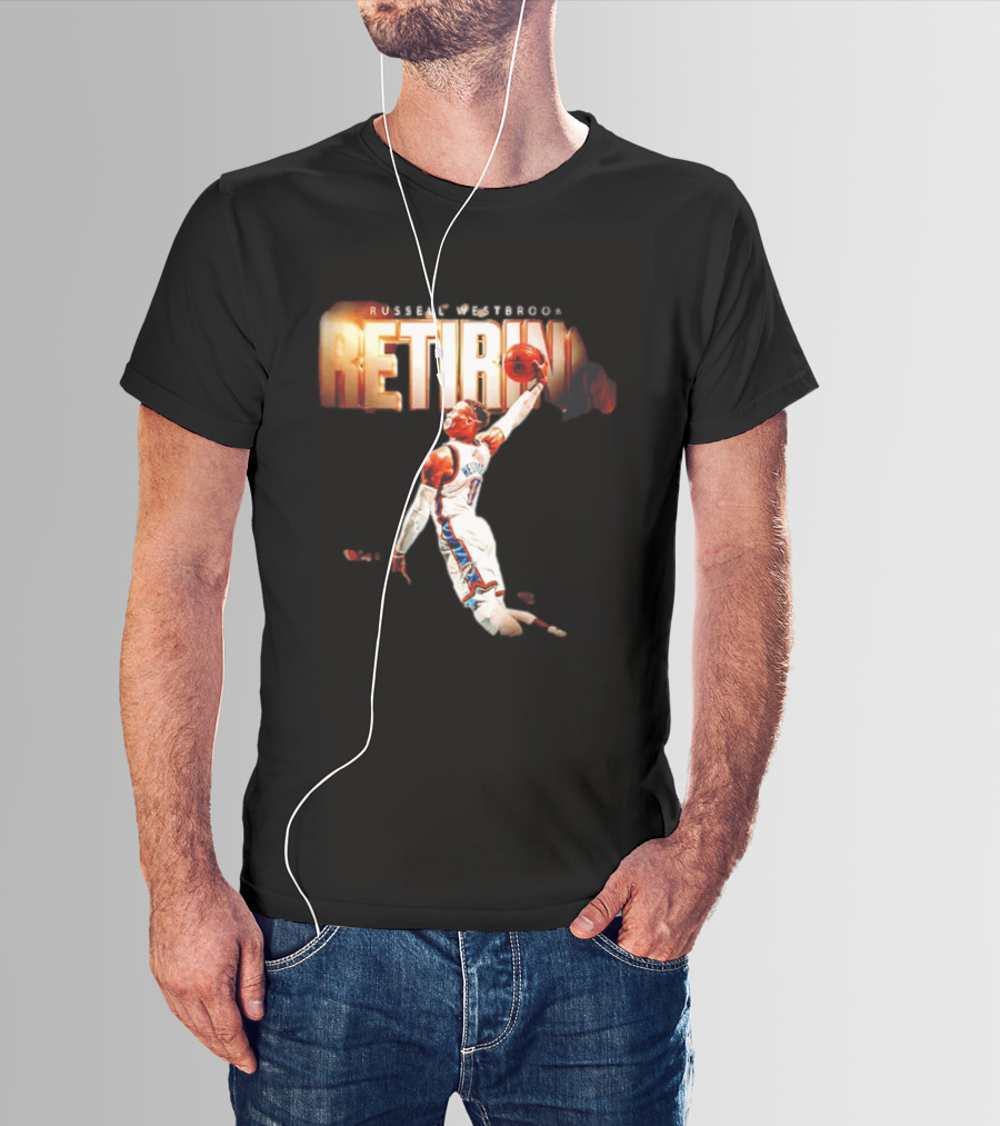 Russell Westbrook Retiring OKC Thunder Legend Dunk T-Shirt
