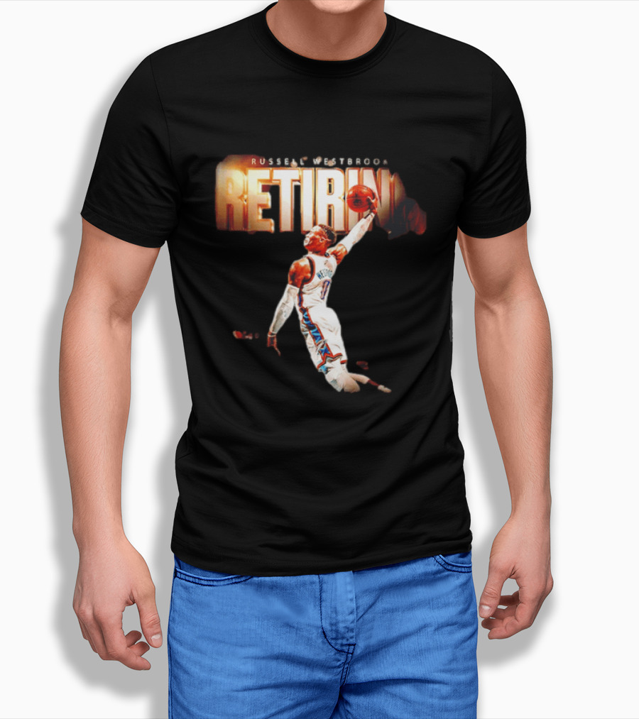 Russell Westbrook Retiring OKC Thunder Legend Dunk T-Shirt