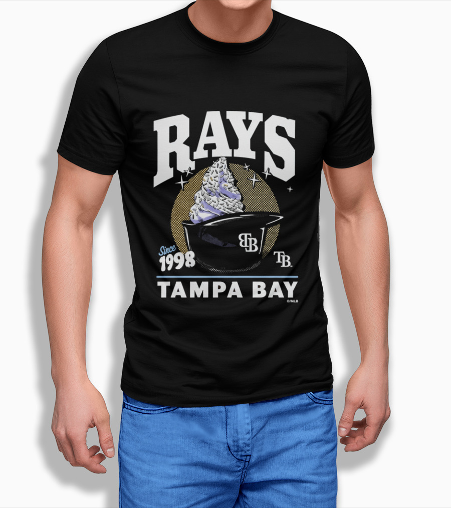Rays Tampa Bay Since 1998 Ice Cream 2026 TB Cup T-Shirt