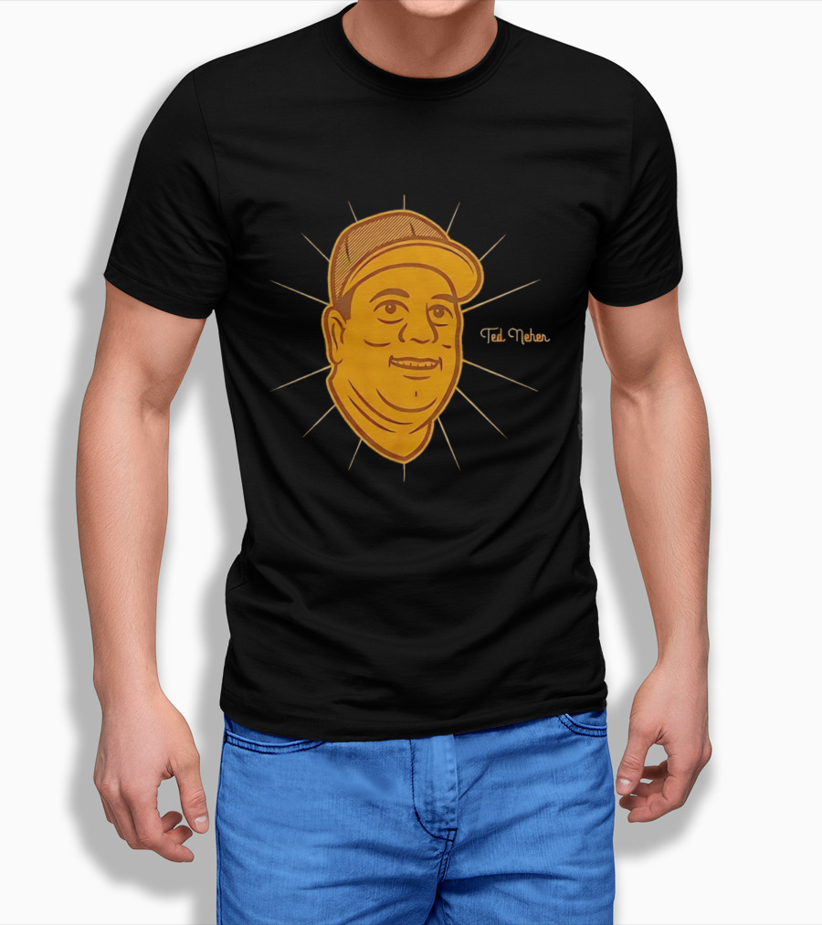 Ted Neher San Diego Padres Big Head MLB T-Shirt