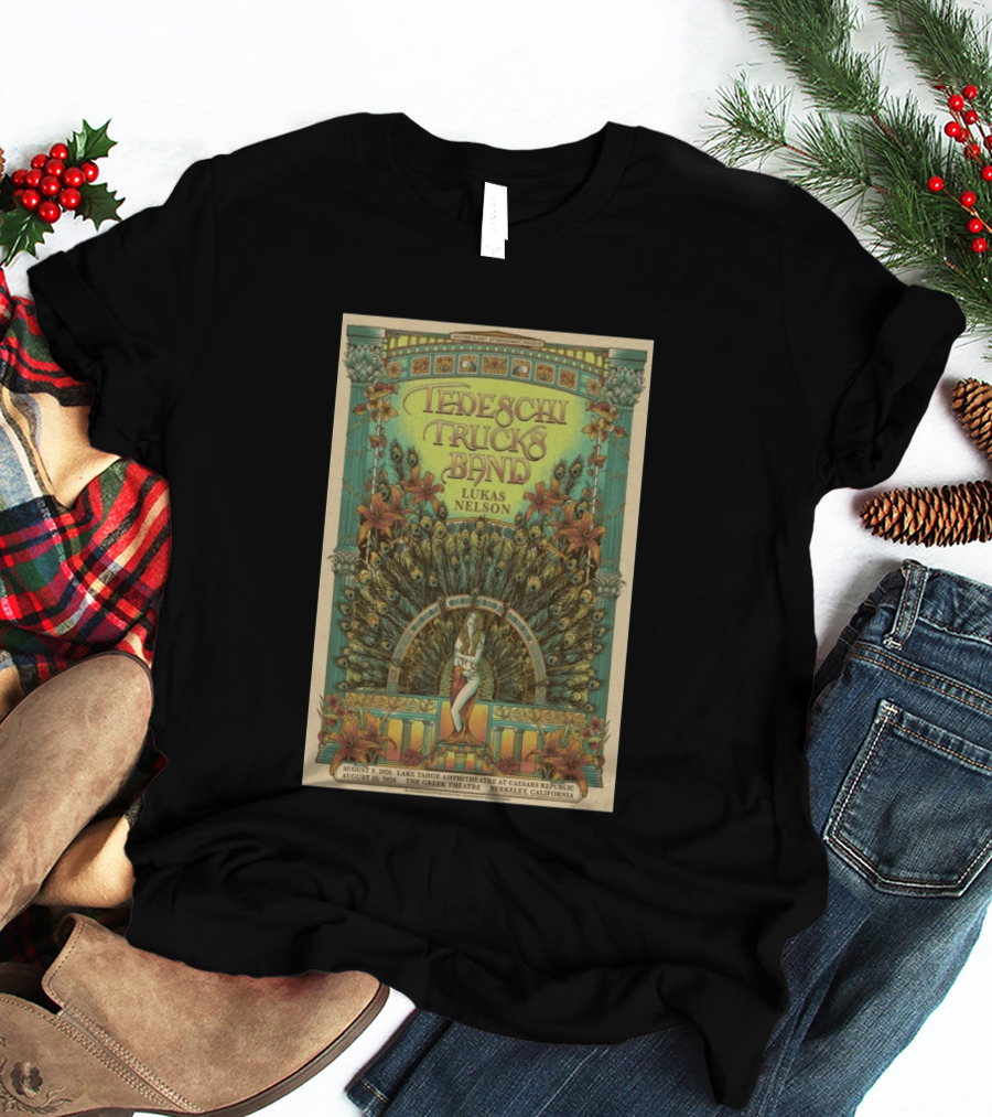 Tedeschi Trucks Band Lukas Nelson August 17 2026 The Greek Theatre Berkeley California T-Shirt