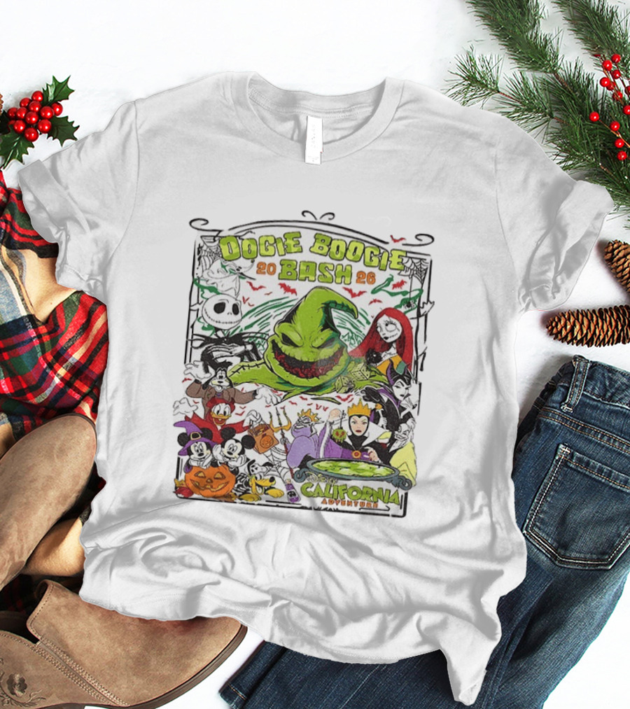 Oogie Boogie Bash 2026 Disney California Adventure Halloween Characters T-Shirt