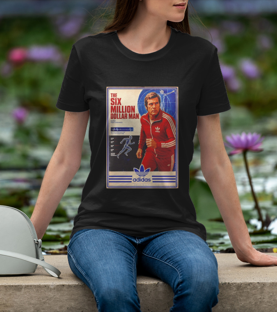 The Six Million Dollar Man Adidas Bionic Performance Originals T-Shirt
