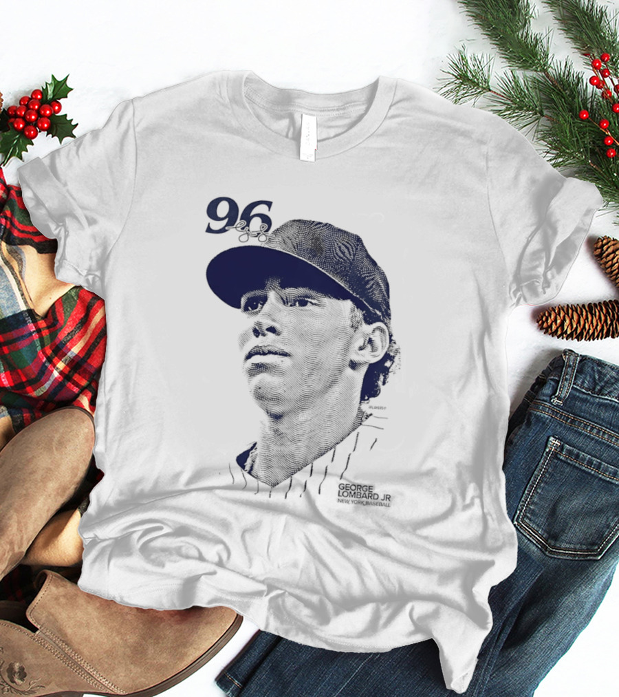 George Lombard Jr. 96 New York Yankees Baseball Lineage Series T-Shirt