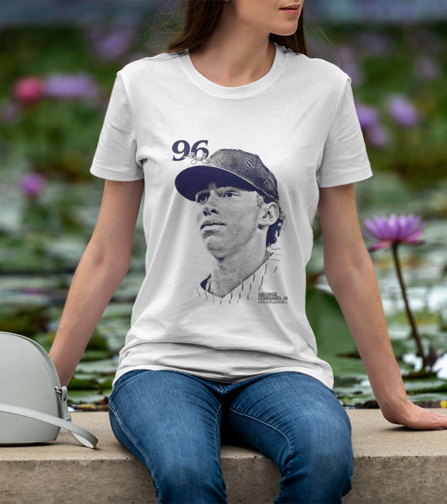 George Lombard Jr. 96 New York Yankees Baseball Lineage Series T-Shirt