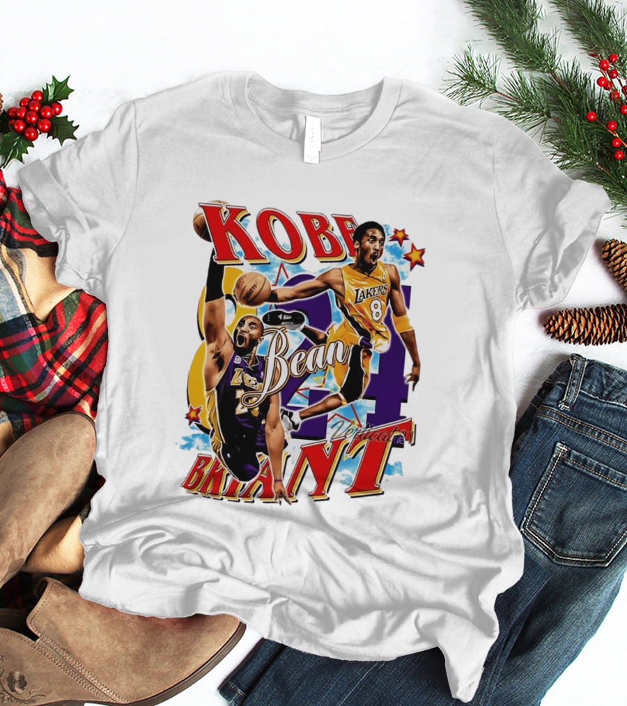 Kobe Bryant Bean Los Angeles Lakers 24 Dedication T-Shirt