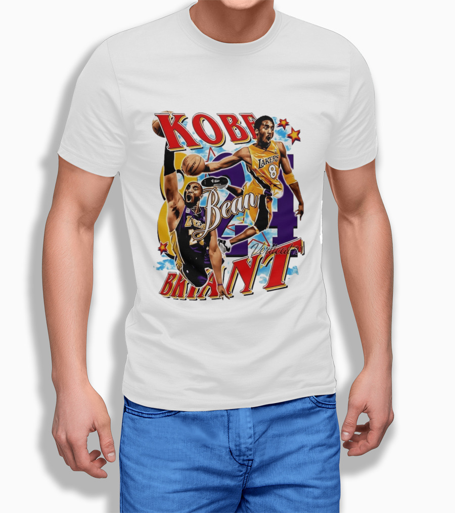 Kobe Bryant Bean Los Angeles Lakers 24 Dedication T-Shirt